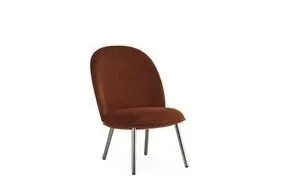 Normann Copenhagen - Ace Lounge Chair Upholstery Black Metallic