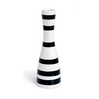 K�hler - Omaggio lysestage H20 cm - sort