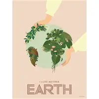 ViSSEVASSE - I love mother earth - 30 x 40 cm 