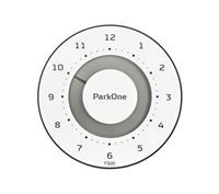 ParkOne Hvid - P-skive