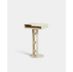 Pedestal - Sidebord - Sidekick Table - Pearl/Hvid