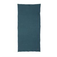 Ferm Living - l�kkert badeh�ndkl�de i �kologisk bomuld (70 x 140 cm) - petrol