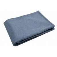 Au Maison - plaid i uld/mix (130 x 175 cm) - ballad blue
