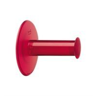 Toiletrulleholder fra Koziol "Plug�n" - transp. r�d