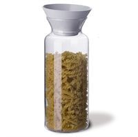 PO opbevaringsglas 1,4 L med hvidt l�g
