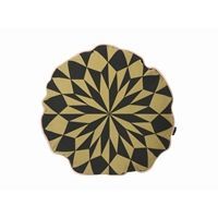 Ferm Living pude - star round - olive