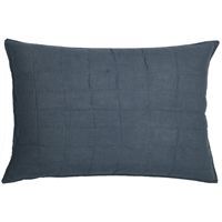 Au Maison - quiltet pude - midnight blue 50 x 70 cm