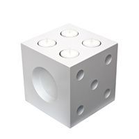 qb light lysestage fra CasiCasi - hvid