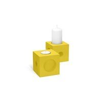 CasiCasi qb mini lysestage i gul (1 stk.) - 5 stk. tilbage