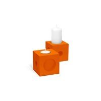 CasiCasi qb mini lysestage i orange (1 stk.) - 6 stk. tilbage