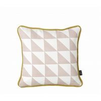 Ferm Living - Pude - Large Geometry (rose/sort)