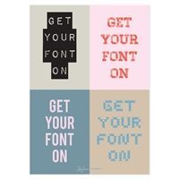 Bases212 Plakat Get your front on - A2 