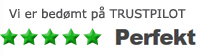 Det er sikkert og trygt at handle hos TrendyLiving.dk - Vi f�r topkarakter af vores kunder