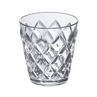 Crystal glas i plastik - Transparent (200 ml.)