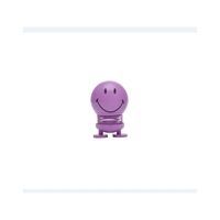 Hoptimist - Smiley baby - violet
