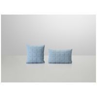 Muuto pude Soft Grid - Cushion aqua blue 40 x 60 cm (6 farver - 2 str.)