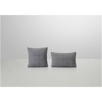 Muuto pude Soft Grid - Cushion cool grey 40 x 60 cm (6 farver - 2 str.)
