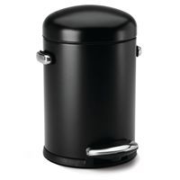 Pedalspand 3 liter i sort - Simplehuman - pt. udsolgt
