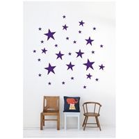 Wall sticker - Stars (violet)