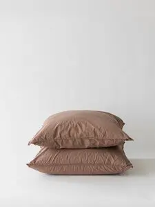 Tell Me More - Pillowcase org cotton 50x60 2p - tan