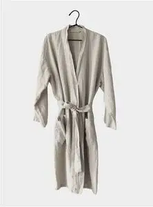 Tell Me More - Laval linen robe L/XL - natural