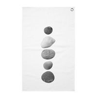 By Nord - Viskestykke med fotoprint af stones 