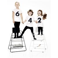 BudtzBendix TOWERchair - barneh�jstol - hvid (uden hynde og bakke)