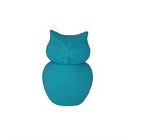 Ugle spareb�sse i silicone - turkis 
