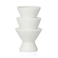 Ferm Living - Enkelt vase i hvid keramik (h�jde 30 cm)