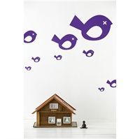 Wall sticker - Pipper violet - 1 stk. tilbage