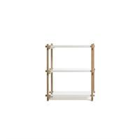 Woody Colum reol low - Hay - nature/white