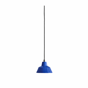 Værkstedslampe i Ø 18 cm - blue