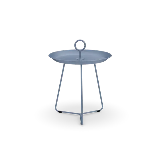 Houe - EYELET Tray table Ø45 - Pigeon blue