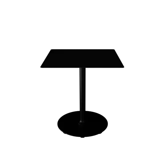Houe - PICO Café table with round base, 700x700mm - Sort