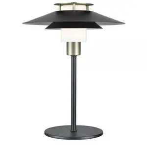 Halo Design - Rivoli Bordlampe - Sort/Messing