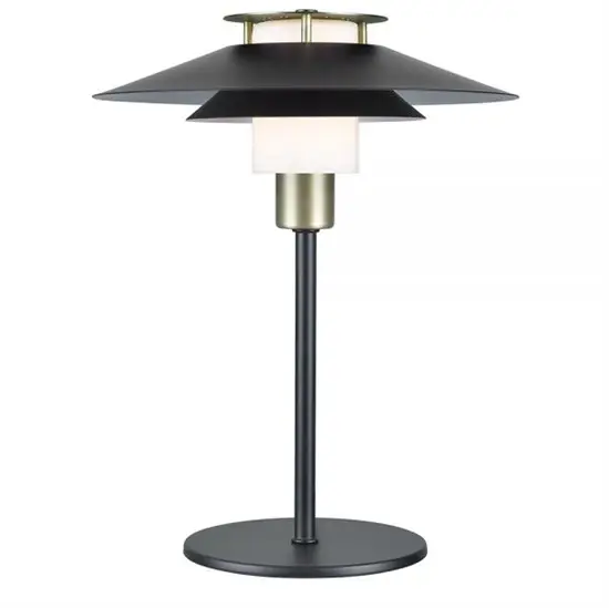 Halo Design - Rivoli Bordlampe - Sort/Messing - 30 cm høj