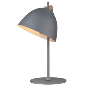 Halo Design - Århus Bordlampe Ø18 - Grå/Træ 