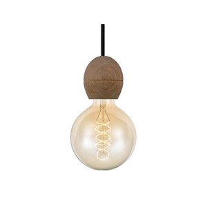 Halo Design - Light Fatningssæt E27 - Mørk/Træ