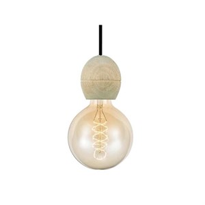 Halo Design - Light Fatningssæt E27 - Lys/Træ