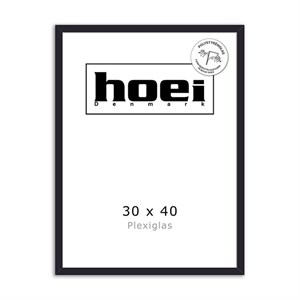 HOEI 111 - SORT FYRRETRÆ 30X40 - PLEXIGLAS 