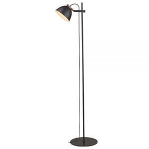 Halo Design - Århus Gulvlampe 1L Ø18 - Sort/Træ