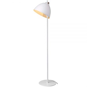 Halo Design - Århus Gulvlampe Ø24 - Hvid/Træ