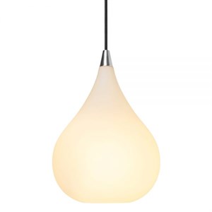 Halo Design - Drops Pendel Ø23 - Opalic/Alu
