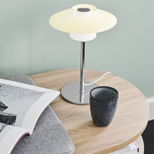 Halo Design - Scandinavia Bordlampe Ø20 - Opalic/Krom