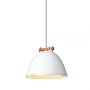 Halo Design - Århus Pendel Ø18 - Hvid/Træ