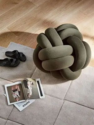 Design House Stockholm - Knot Pude XL - Forest Green