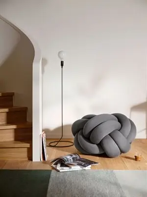 Design House Stockholm - Knot Pude XL - Grey 