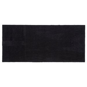 tica copenhagen - Smudsmåtte - Ensfarvet - sort - 67x150 cm