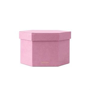 Image of Normann Copenhagen - Velour kasse - Large - Lyserød