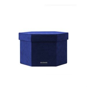 Image of Normann Copenhagen - Velour kasse - Large - Blå